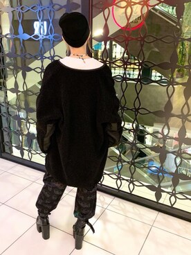 「HYSTERIC GLAMOUR（ヒステリックグラマー）のアイテム（ノーカラーコート）」を使った、Nuttyさん（レディース・157cm）の秋コーディネート