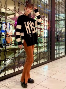 HYSTERIC GLAMOUR（ヒステリックグラマー）の「HYS編込ボーダー プル