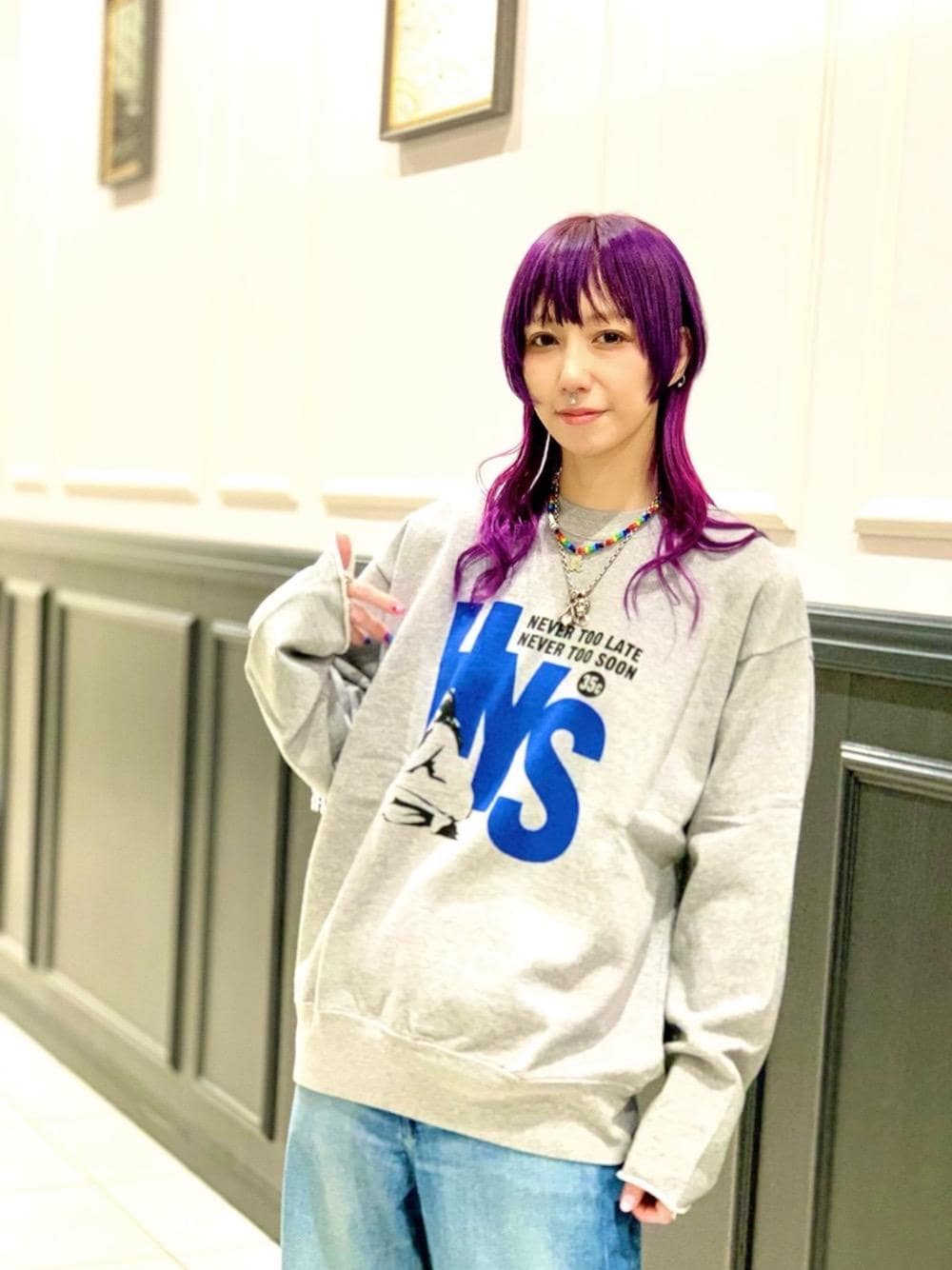 HYSTERIC GLAMOUR（ヒステリックグラマー）の「NEVER TOO LATE