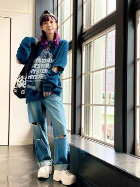 「アイテム（その他雑貨）」を使った、Nuttyさん（レディース・157cm）の冬コーディネート