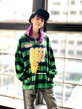 「HYSTERIC GLAMOUR（ヒステリックグラマー）のアイテム（雑貨/ホビー）」を使った、Nuttyさん（レディース・157cm）の冬コーディネート