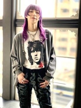「HYSTERIC GLAMOUR（ヒステリックグラマー）のアイテム（雑貨/ホビー）」を使った、Nuttyさん（レディース・157cm）の冬コーディネート