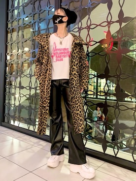 「HYSTERIC GLAMOUR（ヒステリックグラマー）のアイテム（雑貨/ホビー）」を使った、Nuttyさん（レディース・157cm）の冬コーディネート