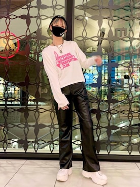 「HYSTERIC GLAMOUR（ヒステリックグラマー）のアイテム（雑貨/ホビー）」を使った、Nuttyさん（レディース・157cm）の冬コーディネート