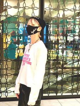 「HYSTERIC GLAMOUR（ヒステリックグラマー）のアイテム（雑貨/ホビー）」を使った、Nuttyさん（レディース・157cm）の冬コーディネート