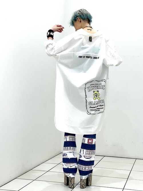 HYSTERIC GLAMOUR（ヒステリックグラマー）の「BEAR LABEL オーバー