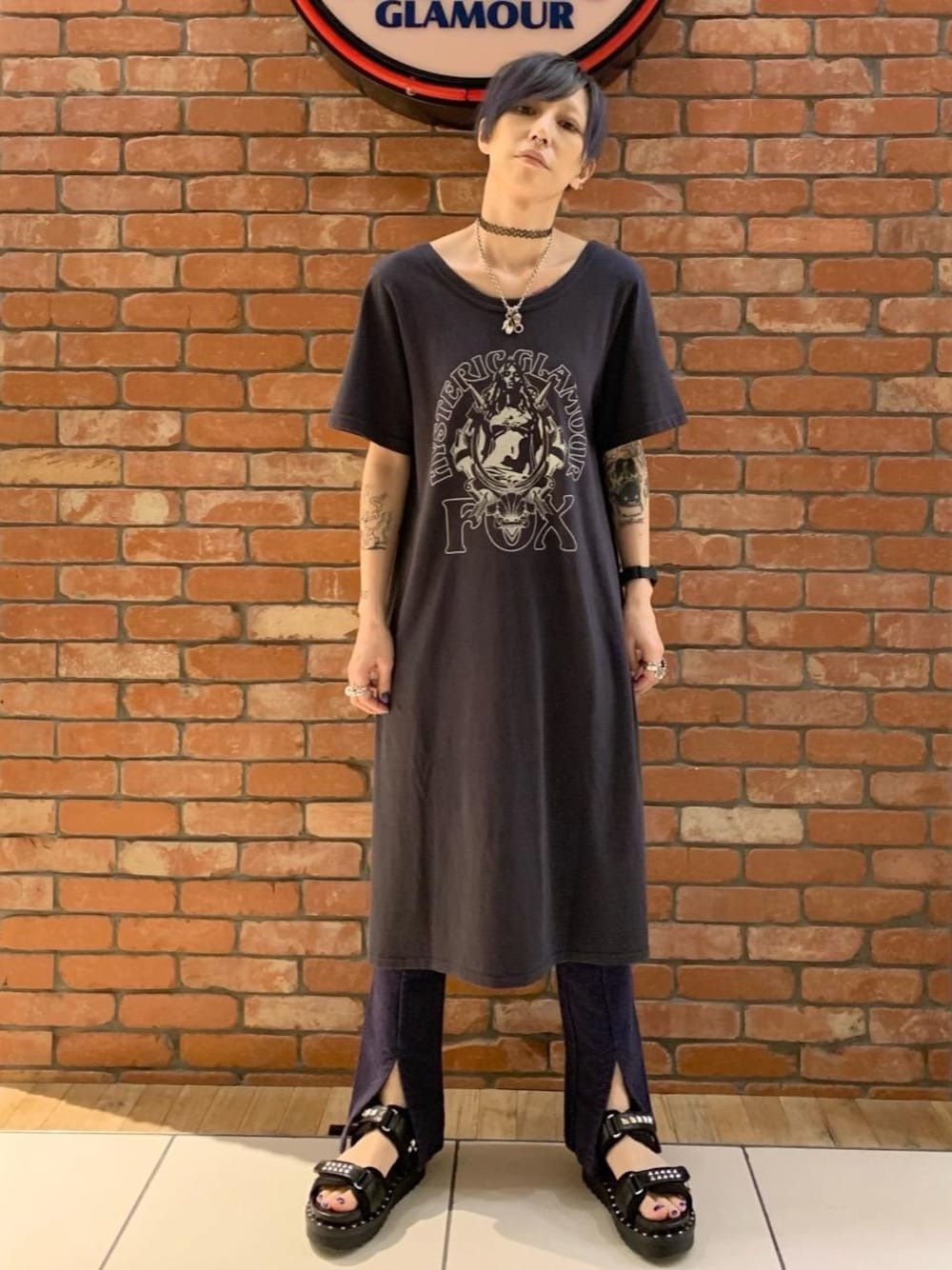 DIZZY&MILKY フレアパンツ HYSTERIC GLAMOUR（ヒステリックグラマー）の「DIZZY&MILKY