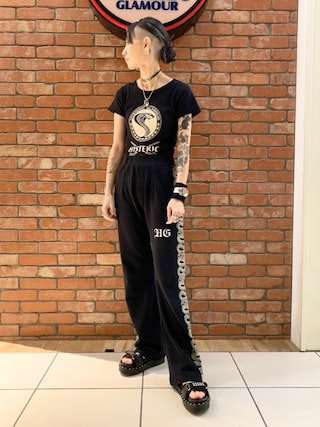 hysteric glamour リバーブルスウェットパンツ SUPER HYS柄 リバーシブルスウェットパンツ|HYSTERIC GLAMOUR