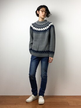 Yudai Ishiiさん（メンズ・178cm）の冬コーディネート