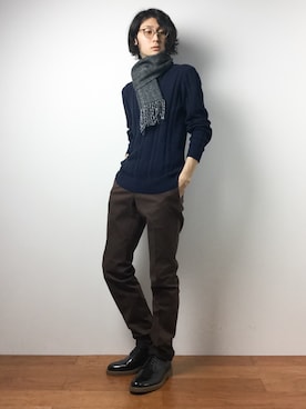 Yudai Ishiiさん（メンズ・178cm）の冬コーディネート