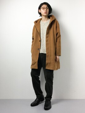「unrelaxing（アンリラクシング）のアイテム（ジャケット/アウター）」を使った、Yudai Ishiiさん（メンズ・178cm）の冬コーディネート