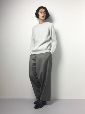 H BEAUTY&YOUTH＞5GG AZE CREW NECK KNIT/ﾆｯﾄ◇を使った人気