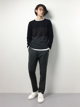 「Tomorrow Maker（トゥモローメーカー）のアイテム」を使った、Yudai Ishiiさん（メンズ・178cm）の冬コーディネート
