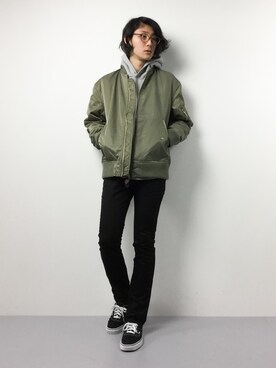 「LEGENDA（レジェンダ）のアイテム（ジャケット/アウター）」を使った、Yudai Ishiiさん（メンズ・178cm）の冬コーディネート