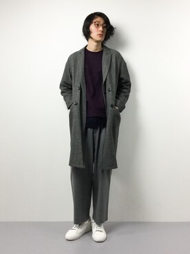 「Tomorrow Maker（トゥモローメーカー）のアイテム」を使った、Yudai Ishiiさん（メンズ・178cm）の冬コーディネート