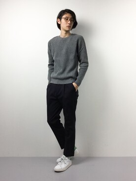 「Tomorrow Maker（トゥモローメーカー）のアイテム」を使った、Yudai Ishiiさん（メンズ・178cm）の冬コーディネート
