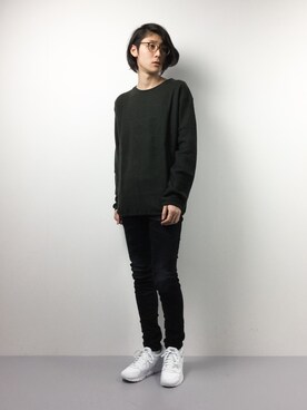 「my beautiful landlet（マイビューティフルランドレット）のアイテム（トップス）」を使った、Yudai Ishiiさん（メンズ・178cm）の冬コーディネート