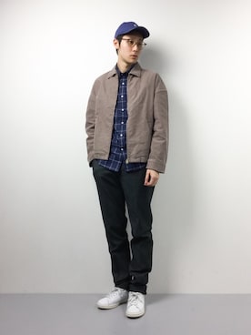 「ZIP FIVE（ジップファイブ）のアイテム（帽子）」を使った、Yudai Ishiiさん（メンズ・178cm）の冬コーディネート