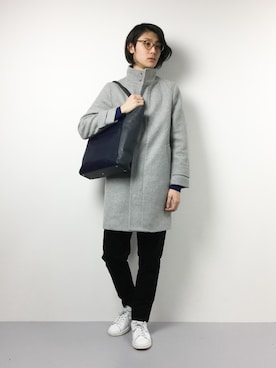 「BLISS POINT（ブリスポイント）のアイテム（その他アウター）」を使った、Yudai Ishiiさん（メンズ・178cm）の冬コーディネート