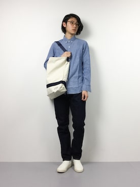 「Tomorrow Maker（トゥモローメーカー）のアイテム」を使った、Yudai Ishiiさん（メンズ・178cm）の冬コーディネート