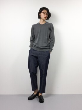 「Tomorrow Maker（トゥモローメーカー）のアイテム」を使った、Yudai Ishiiさん（メンズ・178cm）の冬コーディネート