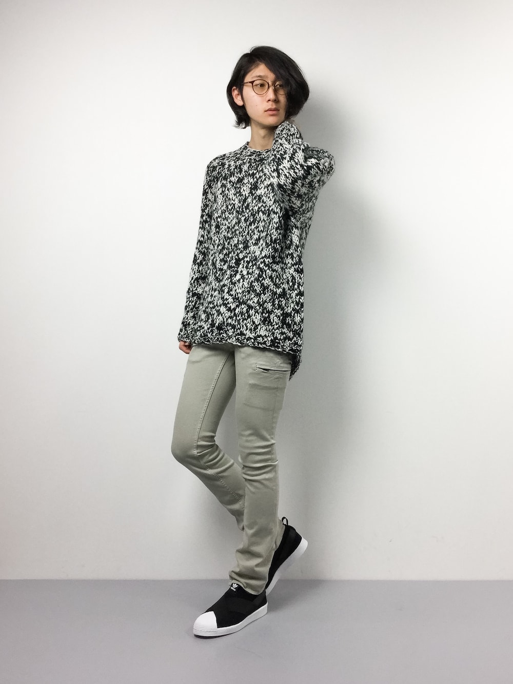 LOUNGE LIZARD（ラウンジリザード）の「HIPOWER STRETCH×製品染め 