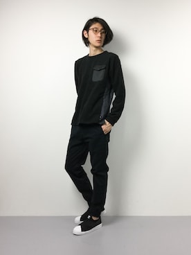 「MIZUNO（ミズノ　）のアイテム（スウェット）」を使った、Yudai Ishiiさん（メンズ・178cm）の冬コーディネート