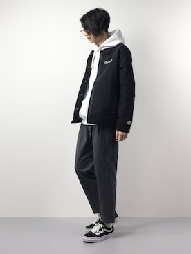 「CHARI&CO（チャリアンドコー）のアイテム（ジャケット/アウター）」を使った、Yudai Ishiiさん（メンズ・178cm）の冬コーディネート