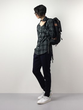 Yudai Ishiiさん（メンズ・178cm）の冬コーディネート