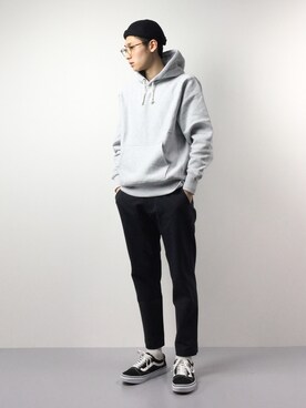 「MONKEY TIME（モンキータイム）のアイテム（帽子）」を使った、Yudai Ishiiさん（メンズ・178cm）の冬コーディネート