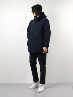 「MONKEY TIME（モンキータイム）のアイテム（ブルゾン）」を使った、Yudai Ishiiさん（メンズ・178cm）の冬コーディネート