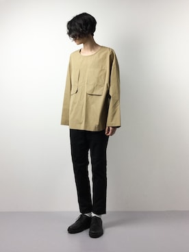 「my beautiful landlet（マイビューティフルランドレット）のアイテム（トップス）」を使った、Yudai Ishiiさん（メンズ・178cm）の冬コーディネート