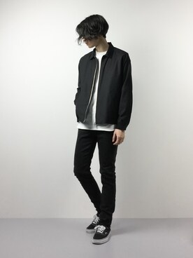 「SHIPS JET BLUE（シップスジェットブルー）のアイテム（ブルゾン）」を使った、Yudai Ishiiさん（メンズ・178cm）の冬コーディネート