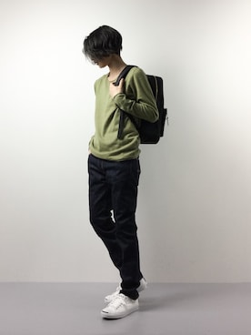 「SHIPS JET BLUE（シップスジェットブルー）のアイテム（バッグ）」を使った、Yudai Ishiiさん（メンズ・178cm）の春コーディネート