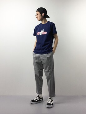 「SHIPS JET BLUE（シップスジェットブルー）のアイテム（チノパンツ）」を使った、Yudai Ishiiさん（メンズ・178cm）の春コーディネート