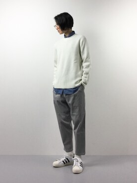 「SHIPS JET BLUE（シップスジェットブルー）のアイテム（チノパンツ）」を使った、Yudai Ishiiさん（メンズ・178cm）の春コーディネート