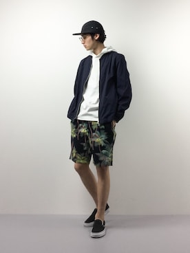 「417 EDIFICE（フォーワンセブンエディフィス）のアイテム（ミリタリージャケット）」を使った、Yudai Ishiiさん（メンズ・178cm）の春コーディネート