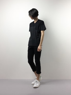 「Burner（バーナー）のアイテム（パンツ）」を使った、Yudai Ishiiさん（メンズ・178cm）の春コーディネート
