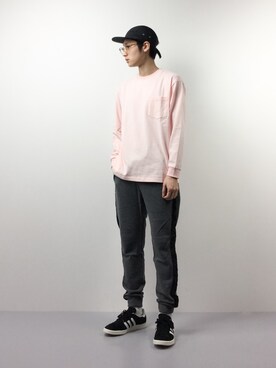 「Education from Youngmachines（エデュケーションフロムヤングマシーン）のアイテム」を使った、Yudai Ishiiさん（メンズ・178cm）の春コーディネート