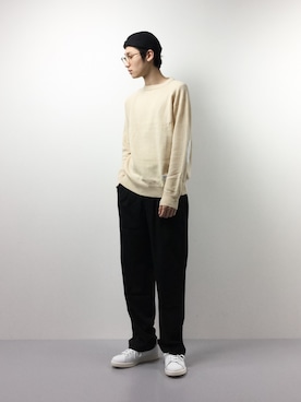 「Burner（バーナー）のアイテム（パンツ）」を使った、Yudai Ishiiさん（メンズ・178cm）の春コーディネート