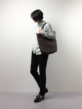 「SVEC（シュベック）のアイテム」を使った、Yudai Ishiiさん（メンズ・178cm）の春コーディネート