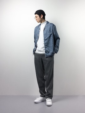 「CIAOPANIC TYPY（チャオパニックティピー）のアイテム（スニーカー）」を使った、Yudai Ishiiさん（メンズ・178cm）の春コーディネート