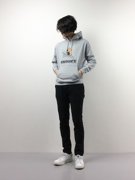 「SURF'S UP PEANUTS（サーフズアップピーナッツ）のアイテム」を使った、Yudai Ishiiさん（メンズ・178cm）の春コーディネート