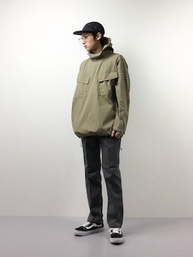 「WILD THINGS（ワイルドシングス）のアイテム（その他アウター）」を使った、Yudai Ishiiさん（メンズ・178cm）の春コーディネート