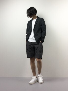 「SEVENDAYS=SUNDAY（セブンデイズサンデイ）のアイテム（シューズ）」を使った、Yudai Ishiiさん（メンズ・178cm）の春コーディネート