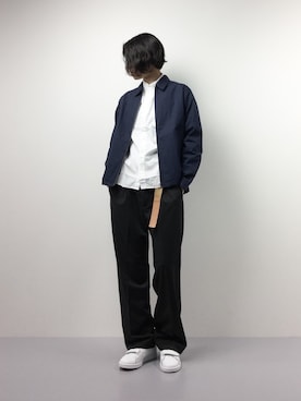 「Steven Alan（スティーブンアラン）のアイテム（ブルゾン）」を使った、Yudai Ishiiさん（メンズ・178cm）の春コーディネート