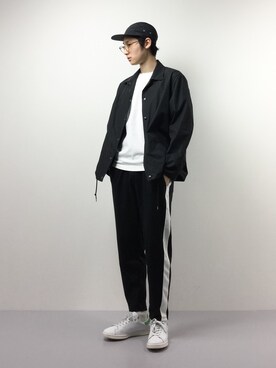 「STUDIOUS（ステュディオス）のアイテム（ブルゾン）」を使った、Yudai Ishiiさん（メンズ・178cm）の春コーディネート