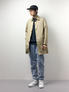 「NATAL DESIGN（ネイタルデザイン）のアイテム（デニムパンツ）」を使った、Yudai Ishiiさん（メンズ・178cm）の春コーディネート