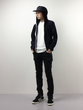 「glamb（グラム）のアイテム」を使った、Yudai Ishiiさん（メンズ・178cm）の春コーディネート
