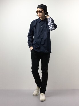 「BEAMS（ビームス）のアイテム（ナイロンジャケット）」を使った、Yudai Ishiiさん（メンズ・178cm）の春コーディネート